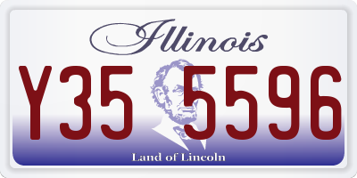 IL license plate Y355596