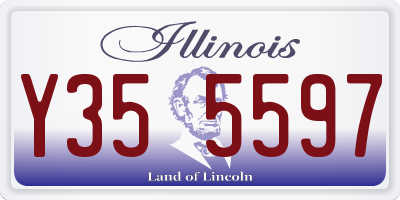 IL license plate Y355597