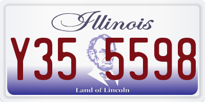 IL license plate Y355598