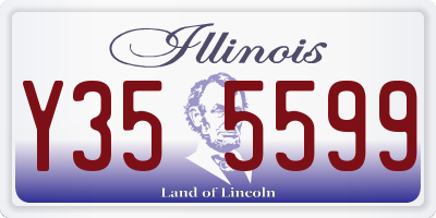 IL license plate Y355599