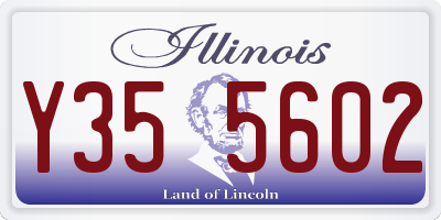 IL license plate Y355602