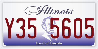 IL license plate Y355605