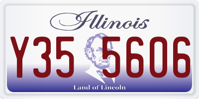 IL license plate Y355606