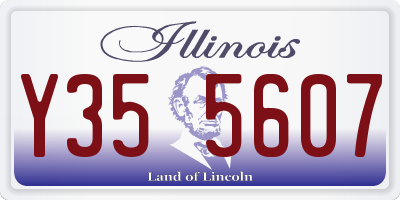 IL license plate Y355607