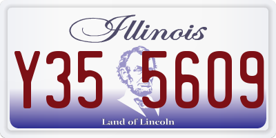 IL license plate Y355609