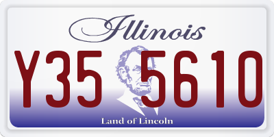 IL license plate Y355610