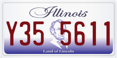 IL license plate Y355611