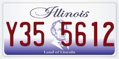IL license plate Y355612
