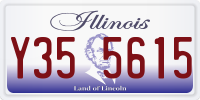 IL license plate Y355615