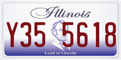 IL license plate Y355618