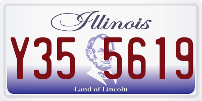 IL license plate Y355619