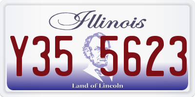 IL license plate Y355623