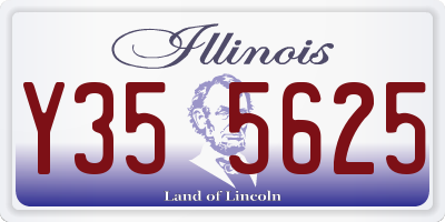 IL license plate Y355625