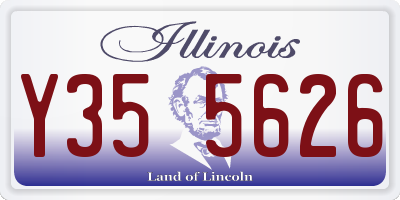 IL license plate Y355626