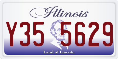 IL license plate Y355629