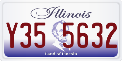 IL license plate Y355632