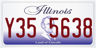 IL license plate Y355638