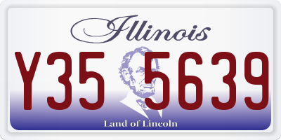 IL license plate Y355639