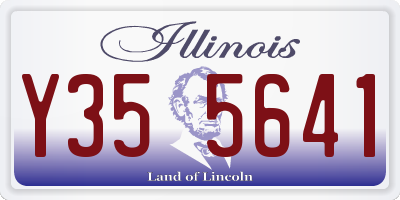 IL license plate Y355641