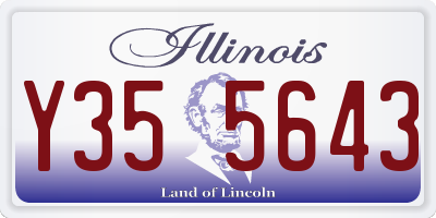 IL license plate Y355643