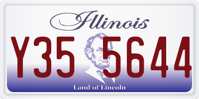 IL license plate Y355644