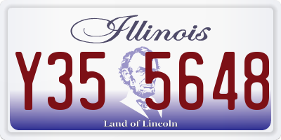 IL license plate Y355648