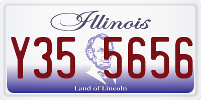 IL license plate Y355656