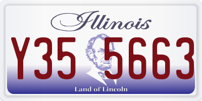 IL license plate Y355663