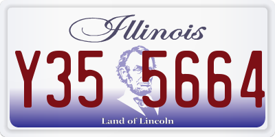 IL license plate Y355664
