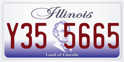 IL license plate Y355665