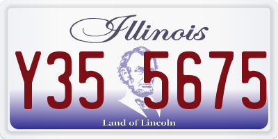 IL license plate Y355675