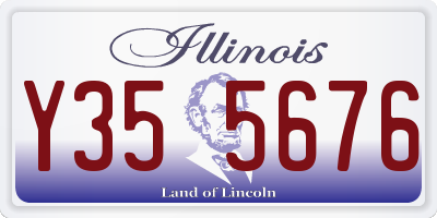 IL license plate Y355676