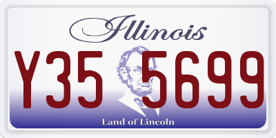 IL license plate Y355699