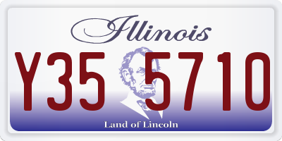 IL license plate Y355710