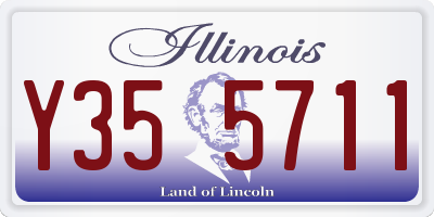 IL license plate Y355711