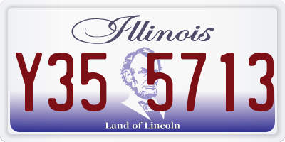 IL license plate Y355713