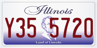 IL license plate Y355720