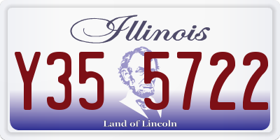 IL license plate Y355722