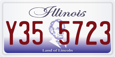 IL license plate Y355723