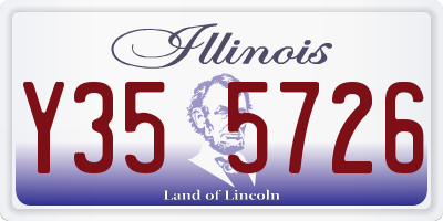 IL license plate Y355726