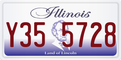 IL license plate Y355728