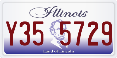 IL license plate Y355729