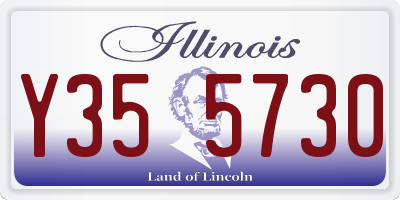 IL license plate Y355730
