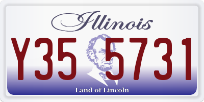 IL license plate Y355731