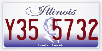 IL license plate Y355732