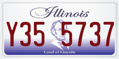 IL license plate Y355737