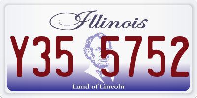 IL license plate Y355752