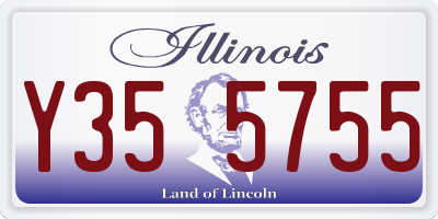 IL license plate Y355755