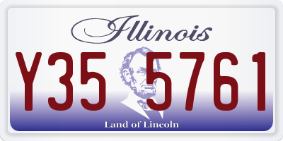 IL license plate Y355761