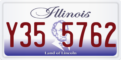 IL license plate Y355762